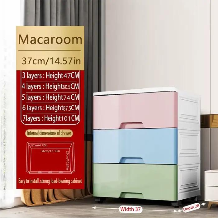 Armoire de rangement en plastique épaissi style tiroir pour vêtements de bébé nourrisson et enfant g
