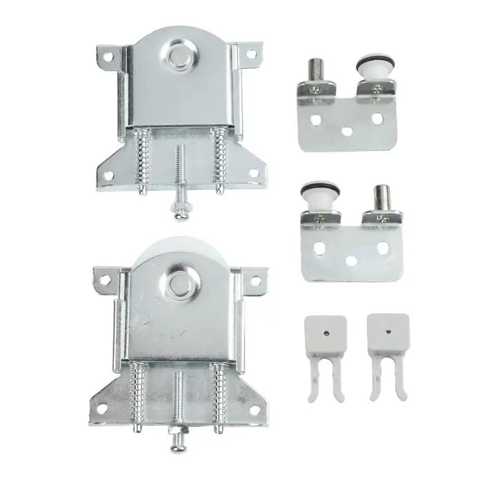 2 poulies pour portes coulissantes de placard avec roues réglables pour un montage facile et un fonc