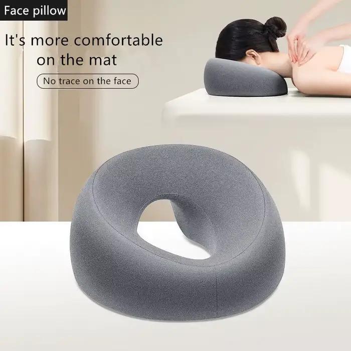 Oreiller ergonomique en mousse à mémoire de forme, respirant, repose-tête, Massage corporel, repose-