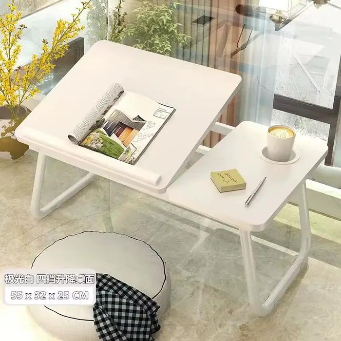 Lit pliable, bureau d'ordinateur, petite table pour ordinateur portable, dortoir d'étudiants, table