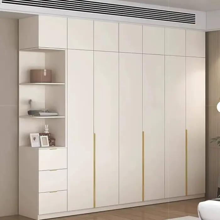 Nouvelle coiffeuse tiroirs armoire nordique luxe vêtements rangement armoire multifonction blanc Gua