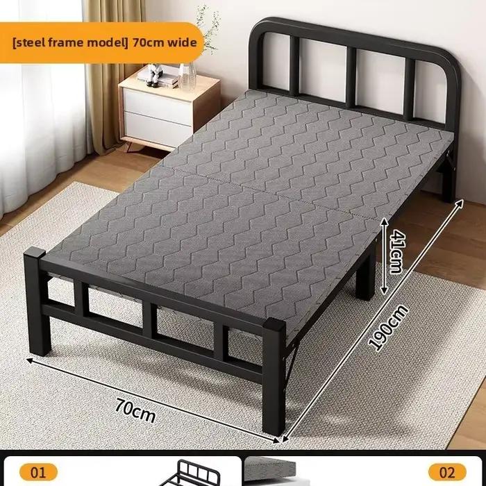 Canapé inclinable paresseux et lit pliant simple pour usage domestique, idéal pour la sieste au bure