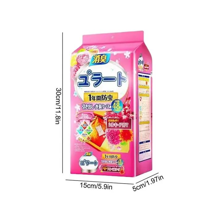 Sachets pour tiroirs et placards 48 pièces petits sacs parfumés pour placards parfums frais Sachets