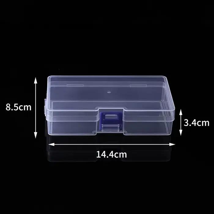 5 boîtes de rangement en plastique transparent pouvant accueillir des petits articles, des petits jo