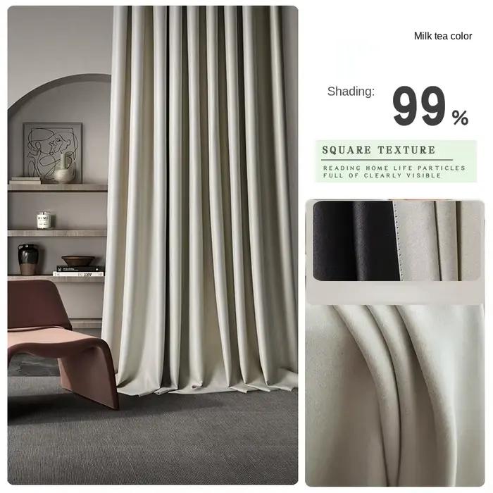 Rideaux occultants insonorisés pour chambre à coucher, protection contre le froid, isolation thermiq