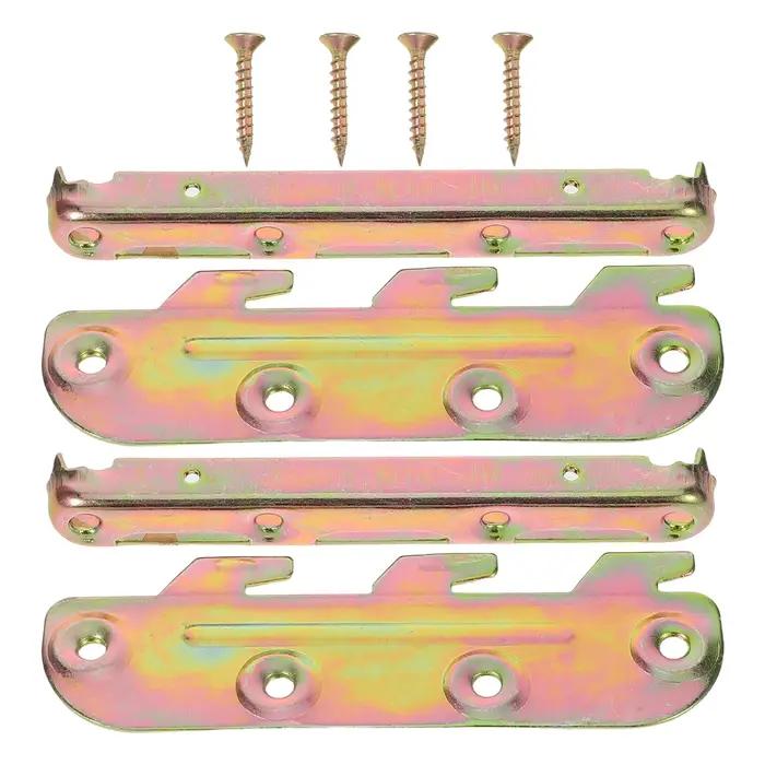 2 ensembles de supports de fixation pour tête de lit, supports de fixation robustes pour cadre de li