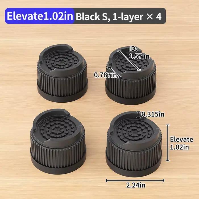 Rehausseurs de meubles pour pieds de lit : Supports empilables robustes, blocs de rehaussement pour