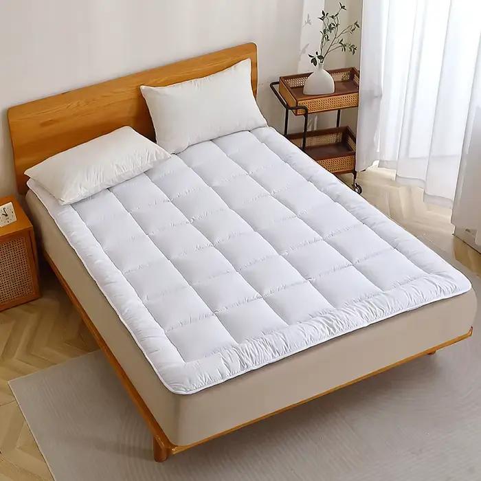 Protège-matelas matelassé avec lacets 152x203cm 160x200cm 180x200cm - Protection de literie à ajuste