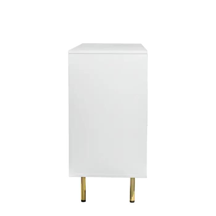 Armoire de rangement moderne avec poignée, buffet, armoires de rangement, 2 portes, salon, salle à m