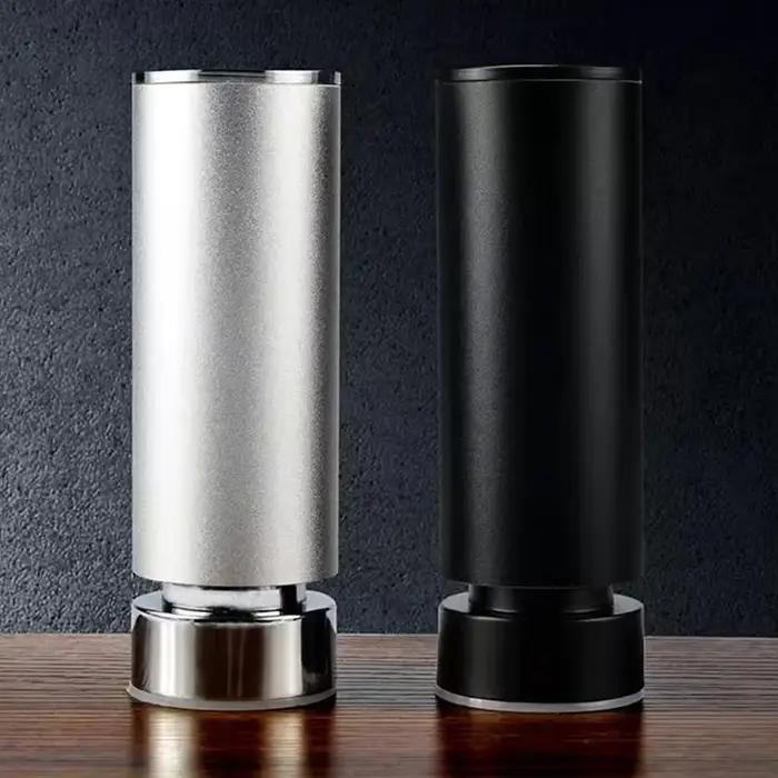 Pied de Meuble Réglable en Aluminium Noir, Support de Meuble TV, Table Basse, Canapé, Colonne de Dia