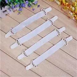 4 Pièces Drap De Lit Blanc Housse De Matelas Couvertures Pinces clip de fixation Élastique fermeture