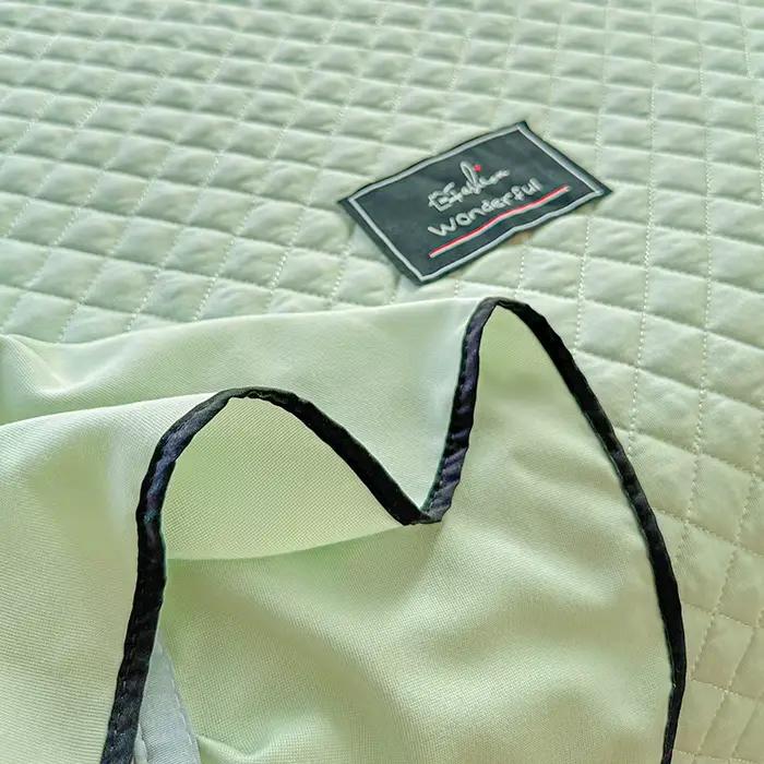1 couvre-lit matelassé ou 3 pièces de couvre-lit pour toutes les saisons, drap épais à volants, ling