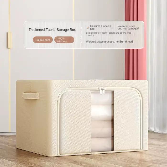 Boîte de rangement pour vêtements – Armoire de rangement pour couette de grande capacité, pliable –