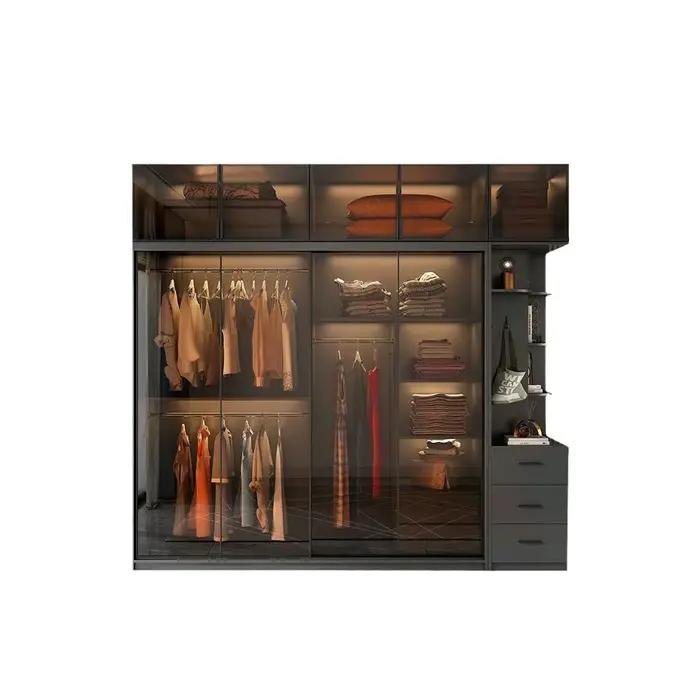 Armoires sur mesure, unités de rangement pour chambre à coucher, armoires de luxe de style italien,