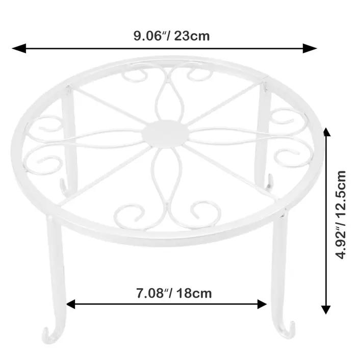 Étagères à plantes en métal, support rond creux pour Pot de fleur, protection du sol, étagère pour P