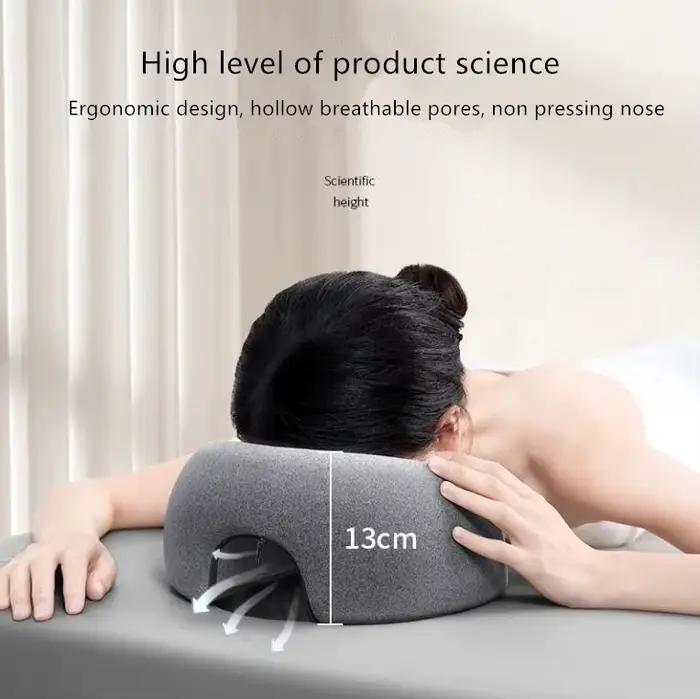 Oreiller ergonomique en mousse à mémoire de forme, respirant, repose-tête, Massage corporel, repose-
