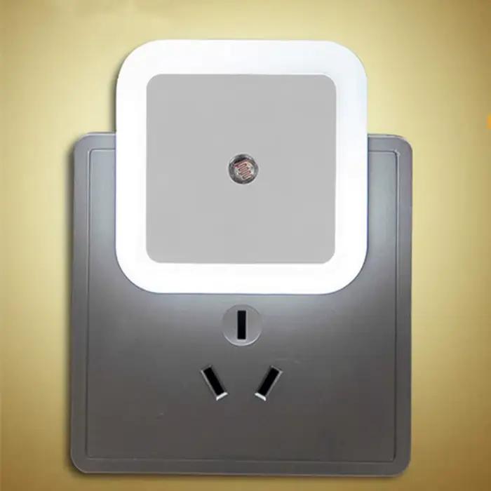 Veilleuse LED sans fil Mini mur mignon Plug-in capteur automatique lampe de chevet pour chambre cham