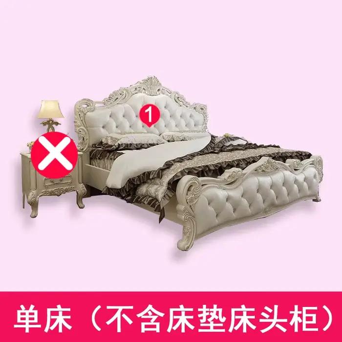 Organisateur européen lits tête de lit fantaisie luxe lits de couchage cadres reine taille Muebles P