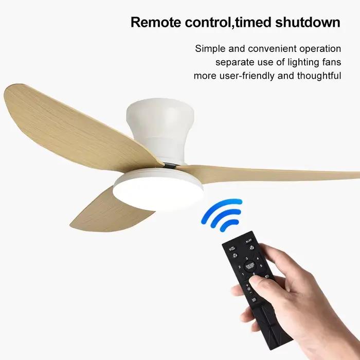 Lumière de ventilateur de chambre à coucher, plafonnier de ventilateur de plafond, plafond à énergie