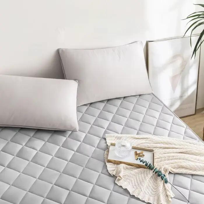 Protecteur de matelas ultrasonique Housse de protection lavable de lit de matelas avec la bande élas