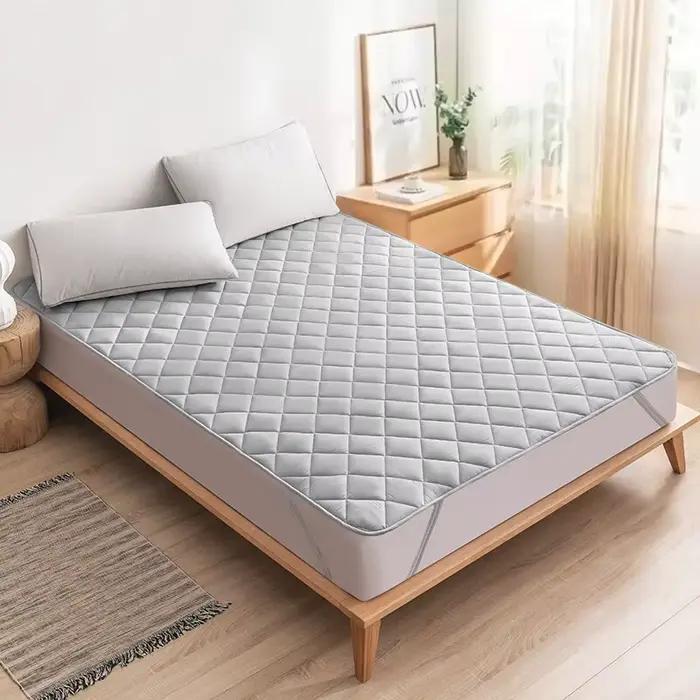 Protecteur de matelas ultrasonique Housse de protection lavable de lit de matelas avec la bande élas