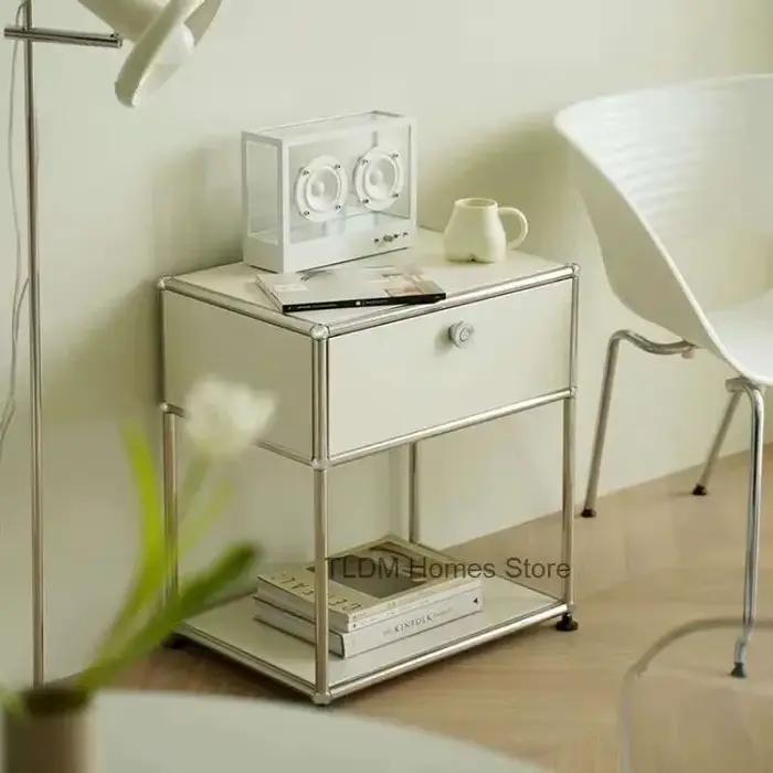 Table de chevet minimaliste, meubles de chambre à coucher médiévale, Module de rangement, meuble lat
