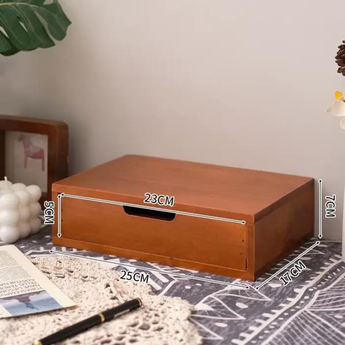Tiroirs de rangement en bois, tiroirs d'organisation de bureau, armoire de rangement de cosmétiques