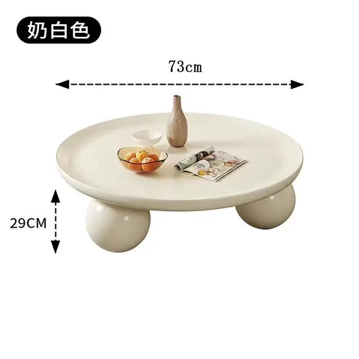 Table d'appoint ronde pour canapé, salon, café, thé, Table de chevet Simple et créative, décoration