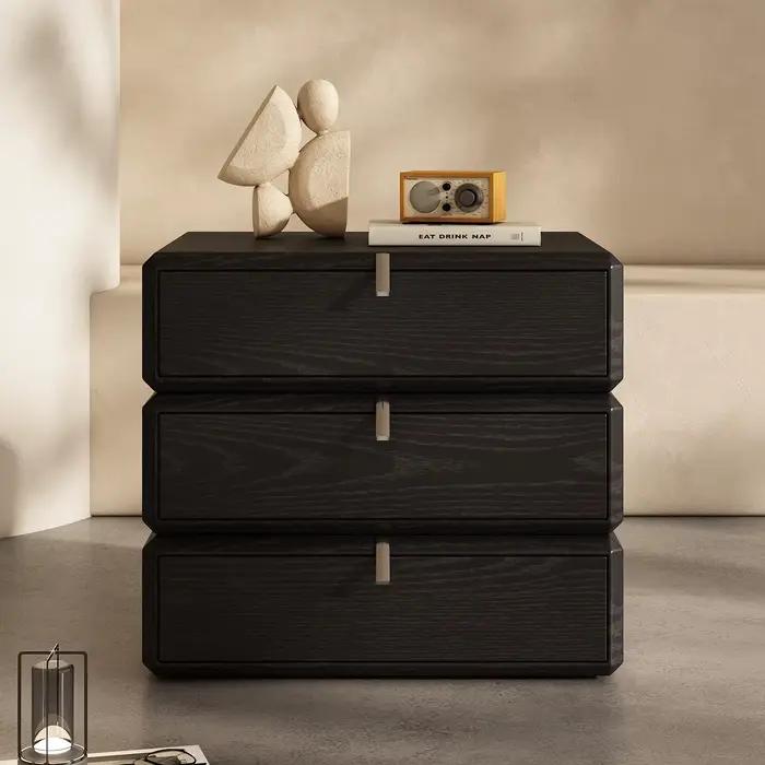 Table De Chevet moderne De luxe nordique minimaliste avec tiroirs Table De nuit De rangement Table D