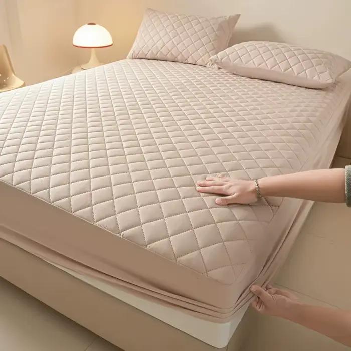 Protège-matelas matelassé épais imperméable, drap-housse Queen/King, surmatelas (sans taie d'oreille