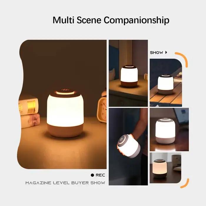 Veilleuses LED, luminosité réglable, lampe de Table Rechargeable par USB pour cuisine, chambre à cou