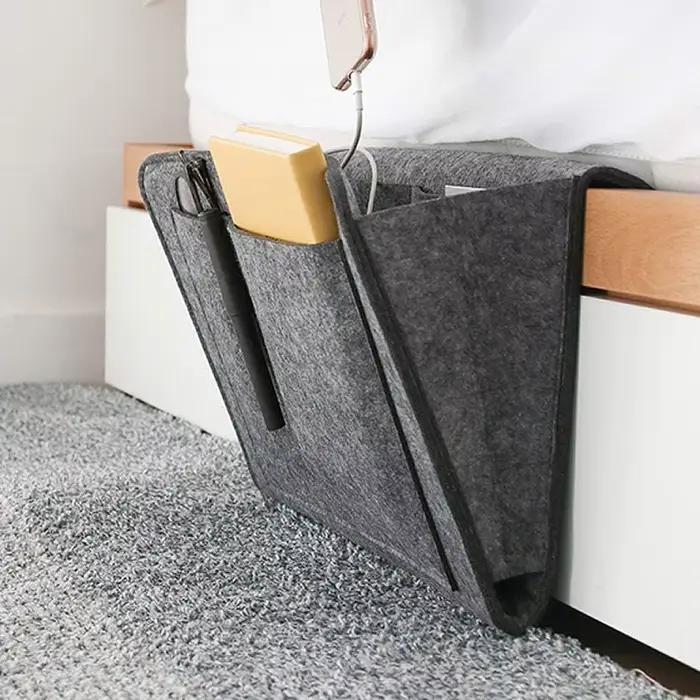 Pochettes de lit, rangement de chevet pouvant contenir un téléphone de livre de magazines de tablett