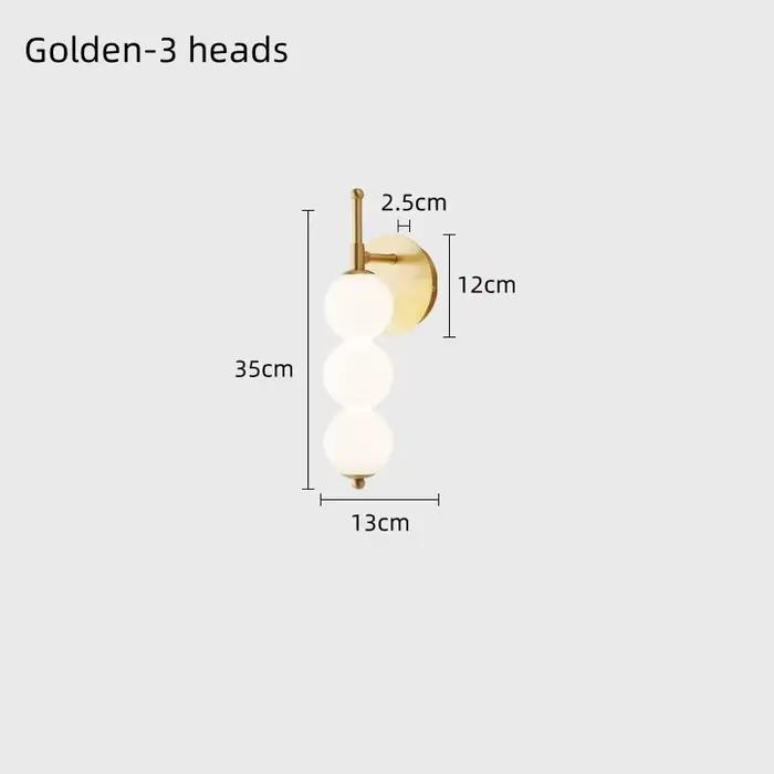 Applique Murale Nordique pour Chambre et Couloir, Luminaire Mural Minimaliste en Verre pour Salon, D