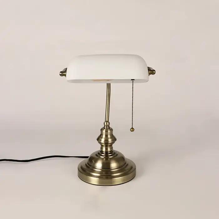 Abat-jour Bankers de style vintage, lampe de lecture, décoration britannique, style rétro traditionn