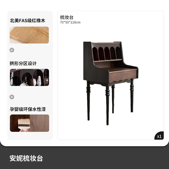 Coiffeuse nordique Vintage, tiroir De luxe, rangement pour la maison, coiffeuse De styliste minimali