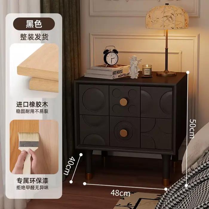 Tables De chevet simples européennes avec rangement beauté élégante tables De chevet chambre esthéti