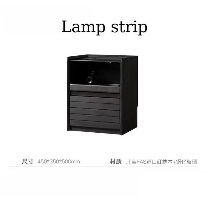 Lampe de chevet moderne à commande tactile, décoration esthétique, tables de chevet avec tiroirs, me