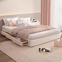 Veilleuse lit de rangement armoires esthétiques salon lits français princesse enfants Muebles Para d