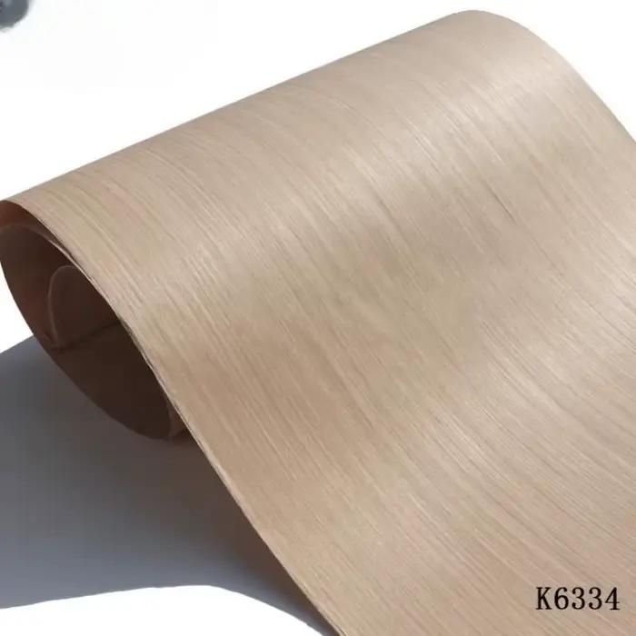 L:2.5 mètres largeur: 58 cm T:0.2mm placage de bois d'ingénierie placage de chêne meubles armoire pl