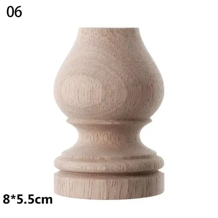 Pieds de meuble en bois naturel, pièces de remplacement pour haut-parleur, armoire, lit, table, boît