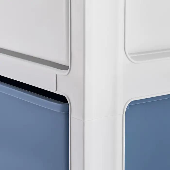 Armoire à tiroirs à 6 niveaux, tour en plastique, organisateur de bureau pour cuisine, salle de bain