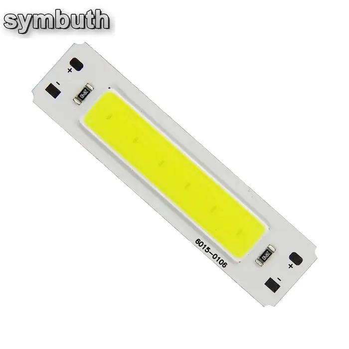 Ampoule Led Cob d'entrée 5V Source de bande lumineuse pour bricolage USB Led éclairage 2W 60x15mm 6c