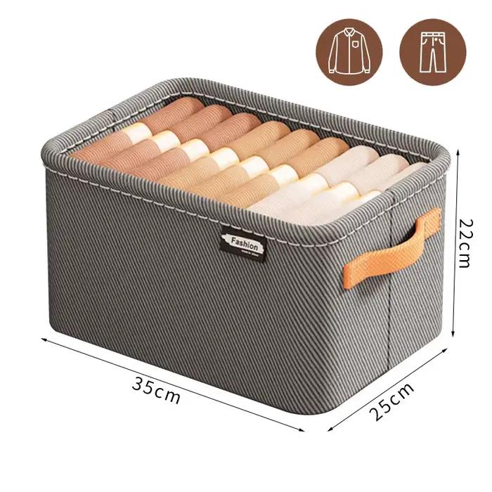 Organisateur de vêtements épais pour pantalons, pulls, jeans, boîte de rangement pour armoire et tir
