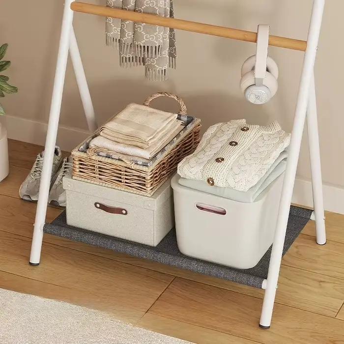 Cintre de chevet porte-manteau porte-vêtements sol chambre salon canapé côté suspendu vêtements multi-fonctionnel étagère de rangement supports