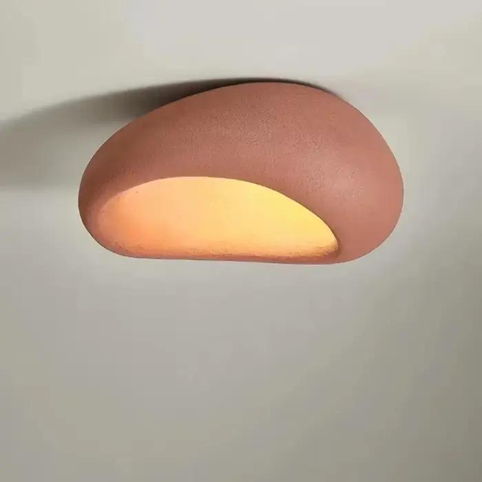 Plafonnier de chambre à coucher japonais Wabi Sabi LED