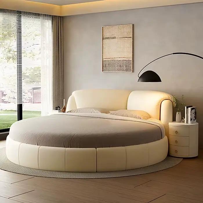 Lit rond pour hôtel, lit princesse pour filles