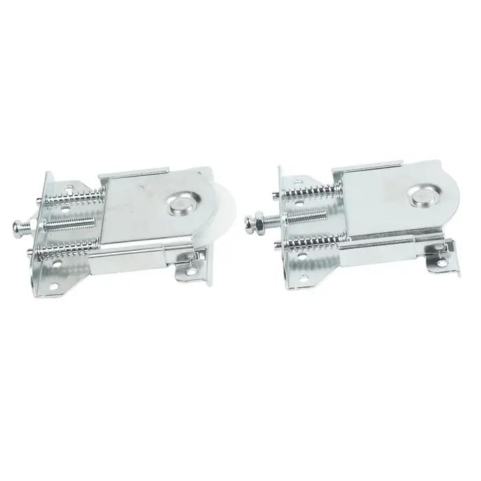 2 poulies pour portes coulissantes de placard avec roues réglables pour un montage facile et un fonctionnement fluide