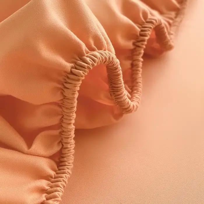 Drap-housse en coton doux avec bande élastique
