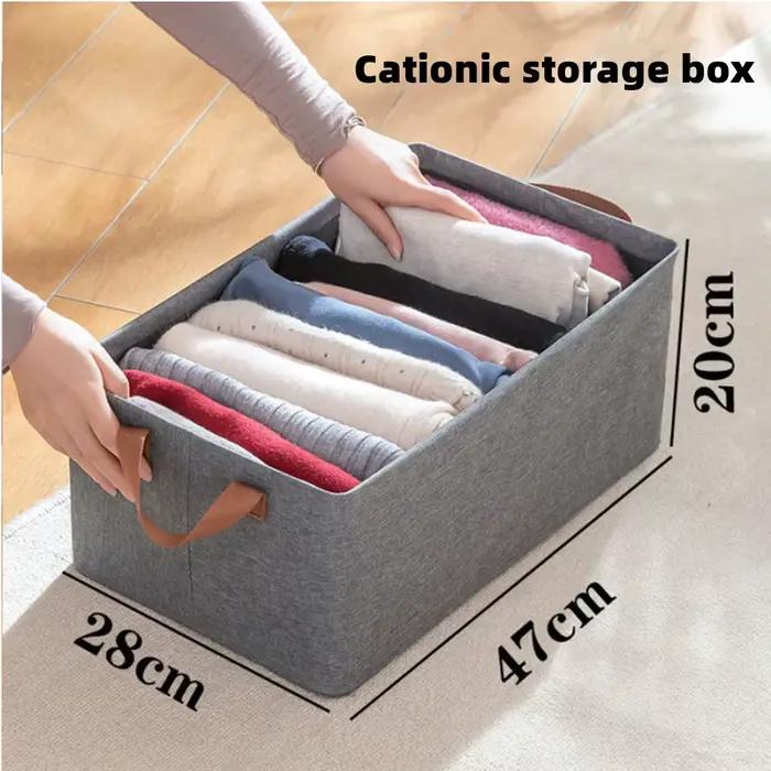 Boîte de rangement cation de garde-robe domestique