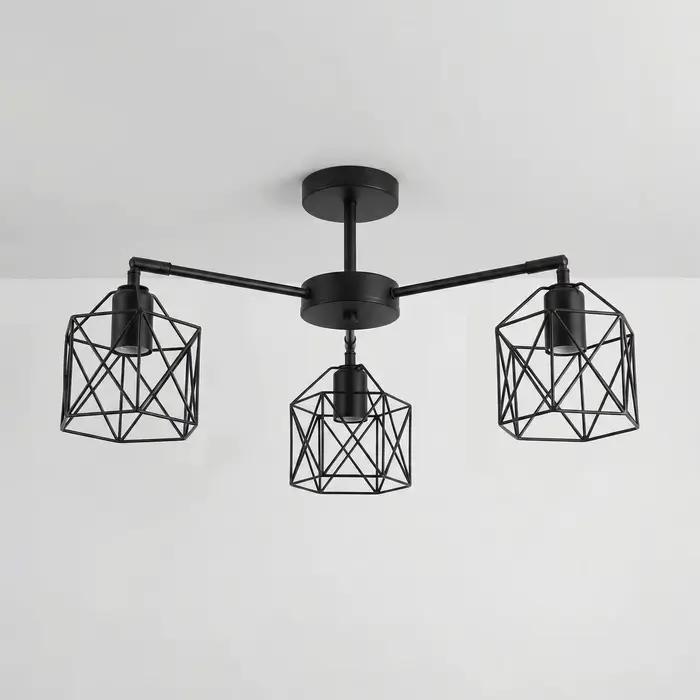 Luminaires en fer noir style loft vintage